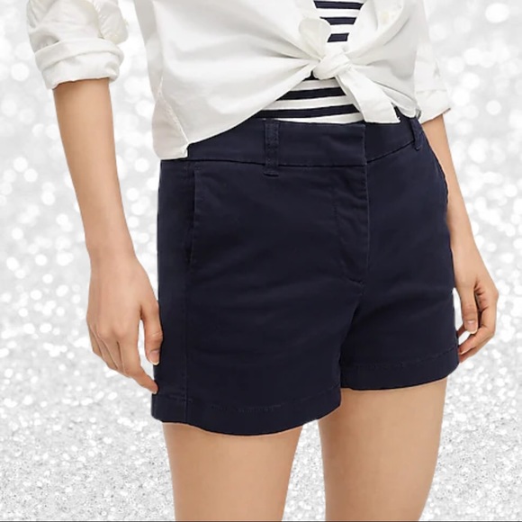 J. Crew Pants - J. Crew Navy 4” Stretch Chino Short